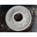 Розетка гипсовая в стиле барокко с подсветкой и объемным рисунком р-227 Ø1260 мм. 