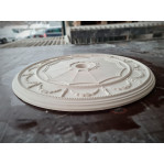 Розетка з гіпсу в класичному стилі з гірляндами р-23 Ø530