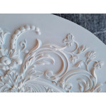 Розетка гіпсова у стилі рококо з витонченим малюнком р-250 Ø880