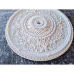 Розетка гипсовая в классическом стиле с насыщенным рисунком р-257 Ø800