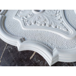 Розетка гіпсова у вигляді ромба з квіткою р-27  560х450