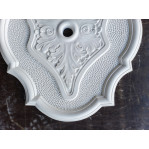 Розетка гіпсова у вигляді ромба з квіткою р-27  560х450