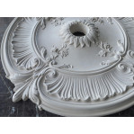 Розетка гіпсова в класичному стилі з квітами р-30 Ø740