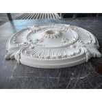 Розетка гіпсова в класичному стилі з квітами р-30 Ø740