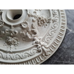 Розетка гіпсова в класичному стилі з насиченим візерунком р-34 Ø660