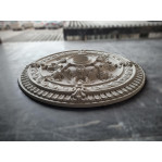 Розетка гіпсова в класичному стилі з насиченим візерунком р-34 Ø660