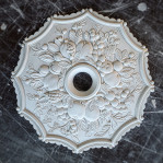 Розетка стельова з гіпсу з фруктовим малюнком, символ достатку р-41 Ø440