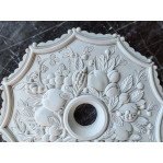 Розетка стельова з гіпсу з фруктовим малюнком, символ достатку р-41 Ø440