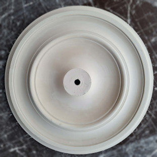 Розетка стельова з гіпсу гладка, без візерунка р-42 Ø600
