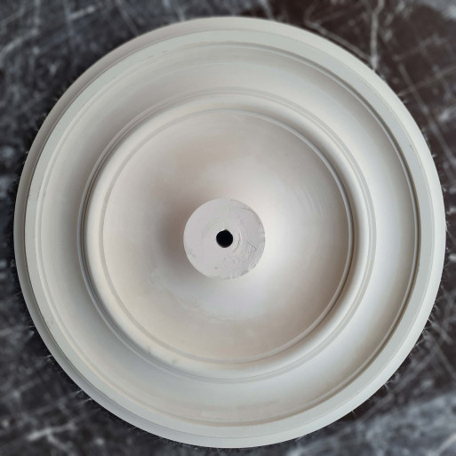 Розетка стельова з гіпсу гладка, без візерунка р-42 Ø600