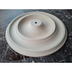 Розетка стельова з гіпсу гладка, без візерунка р-42 Ø600