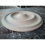 Розетка стельова з гіпсу гладка, без візерунка р-42 Ø600