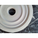 Розетка стельова з гіпсу гладка, без візерунка р-43 Ø280