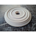 Розетка стельова з гіпсу гладка, без візерунка р-43 Ø280