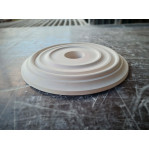 Розетка стельова з гіпсу гладка, без візерунка р-43 Ø280