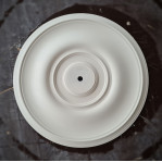 Розетка гіпсова в класичному стилі, гладка, без візерунка р-44 Ø600