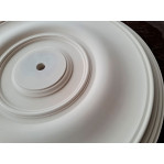 Розетка гіпсова в класичному стилі, гладка, без візерунка р-44 Ø600