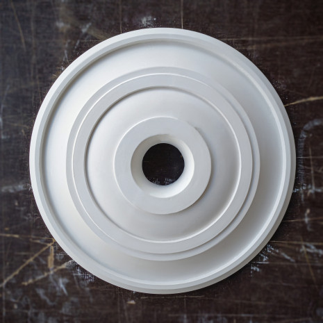 Розетка гіпсова гладка, без візерунка р-45 Ø260