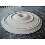 Розетка гіпсова в класичному стилі без візерунка р-49 Ø500