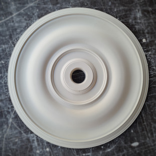 Розетка гіпсова гладка в класичному стилі р-53 Ø1000