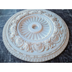 Розетка гіпсова в класичному стилі з мушлями р-56 Ø840