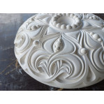 Розетка гіпсова в східному стилі з різьбленим візерунком р-60 Ø345