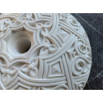 Розетка гіпсова у східному стилі з різьбленим візерунком р-61 Ø300