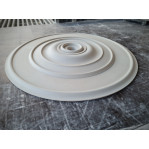 Розетка гіпсова гладка, в класичному стилі р-62 Ø750