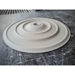 Розетка гіпсова гладка, в класичному стилі р-63 Ø650