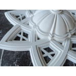 Розетка гіпсова у східному стилі у вигляді восьмикінцевої зірки р-66 Ø275