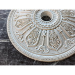 Розетка гіпсова у східному стилі з різьбленим візерунком р-87 Ø400