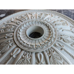 Розетка гіпсова у східному стилі з різьбленим візерунком р-87 Ø400