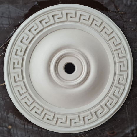 Розетка гіпсова в грецькому стилі з міандром по канту р-93 Ø560