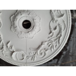 Розетка гіпсова з витонченим квітковим орнаментом р-94 Ø870