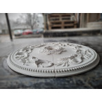 Розетка гіпсова з витонченим квітковим орнаментом р-94 Ø870