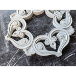 Розетка гіпсова із східним орнаментом квадратної форми р-97а Ø380