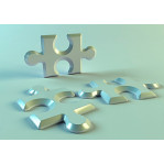 3D панель "ПАЗЛ" 528х300 мм