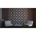 3D панель БУМЕРАНГ 400х400 мм