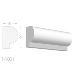 Тяга, молдинг з гіпсу т-1001