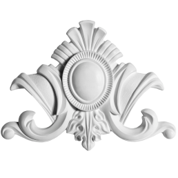 Картуш з гипсу №7 h350x485 мм