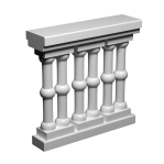 Балюстрада з бетону Бб-4 h960 мм.