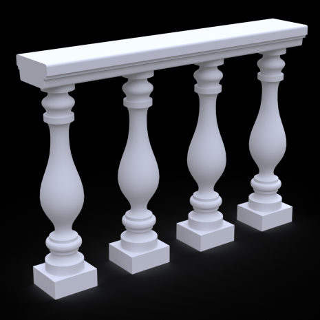 Балюстрада з бетону Бб-5 h980 мм.