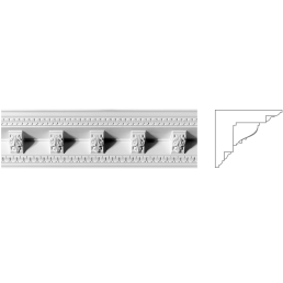 Карниз з гіпсу к-109 h130х135мм