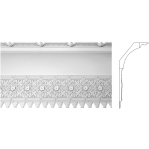 Карниз з гіпсу к-117 h510х265мм
