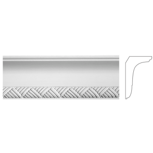 Карниз з гіпсу к-120 h100х100мм