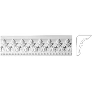 Карниз з гіпсу к-129 h160х120мм