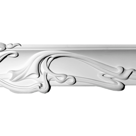 Карниз з гіпсу к-134 h150х114мм