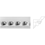 Карниз з гіпсу к-154 h260х285мм