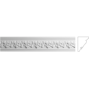 Карниз з гіпсу к-155 h86х62мм