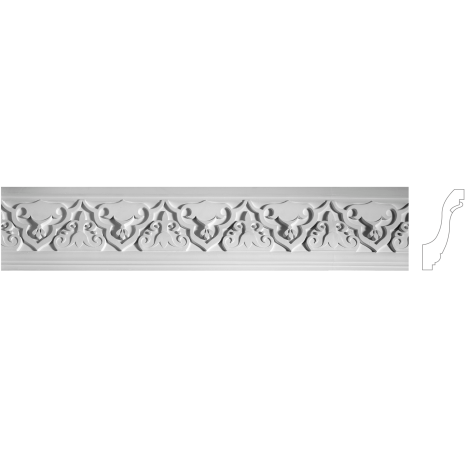 Карниз з гіпсу к-164 h180х95мм  